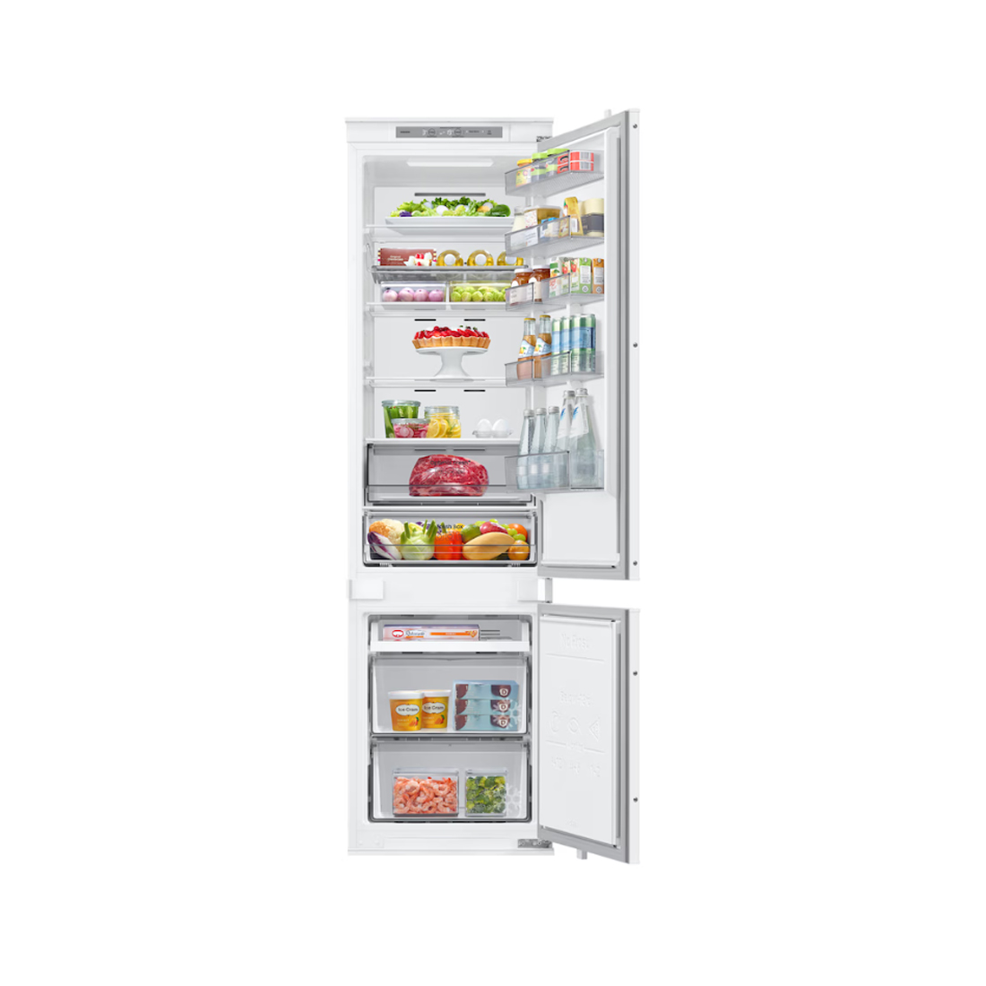 89560_1.jpg Встраиваемый холодильник с нижней морозильной камерой Samsung BRB70F30A1S0WT